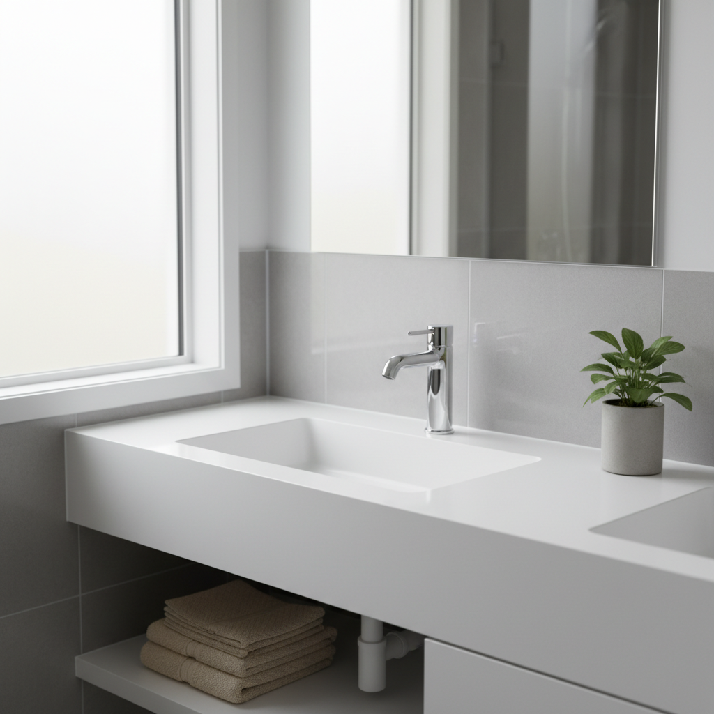 Modern bathroom installation