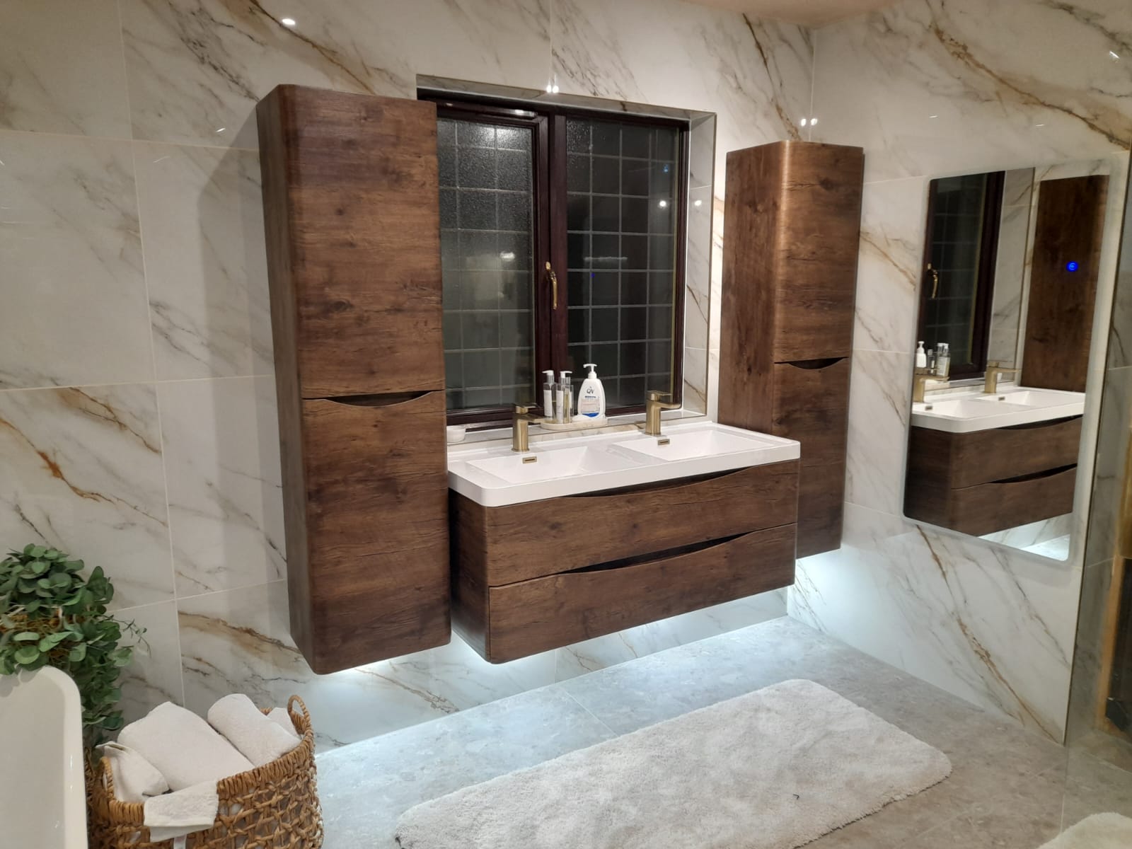 Professional bathroom installation